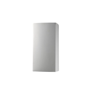 Justice Design Ambiance Lrg Ada Rect Sconce Open Top/Bot Bisq Incan - All