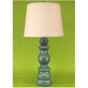 Coast Lamp Casual Living Pot Table Lamp Turquoise 14-C29b - All
