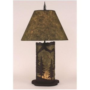 Coast Lamp Rustic Living Small Mountain Scene Lamp Brown/Green 15-R4a - All