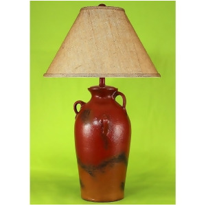 Coast Lamp Rustic Living 3-Handle Pot Table Lamp Firebrick 15-R11b - All