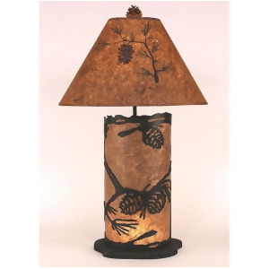 Coast Lamp Rustic Large Pine Cone Lamp w/Nightlight Kodiak/Brown 15-R5c - All