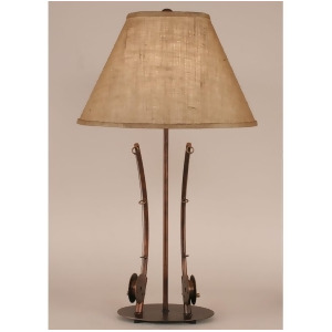 Coast Lamp Rustic Living Iron 2-Fishing Pole Table Lamp Bronze 12-R13b - All