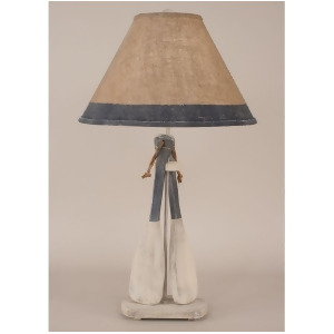 Coast Lamp Coastal Living 2-Paddle w/Rope Table Lamp Cottage/Navy 12-B26a - All