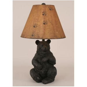 Coast Lamp Rustic Living Sitting Bear Pot Table Lamp Black 12-R17b - All
