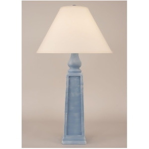 Coast Lamp Coastal Living Pyramid Pot Table Lamp Wedgewood Blue 12-B10d - All