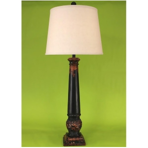 Coast Lamp Casual Living Table Leg Lamp w/Pineapple Black 14-C4b - All