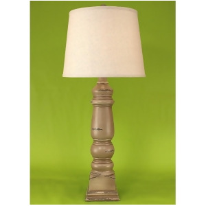 Coast Lamp Casual Living Husky Square Table Lamp grey 14-C14b - All