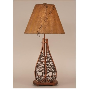 Coast Lamp Rustic Living Snow/Shoe Table Lamp Stain 12-R6c - All