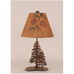 Coast Lamp Rustic Living Iron Pine Trees Lamp Rust 12-R39d - All