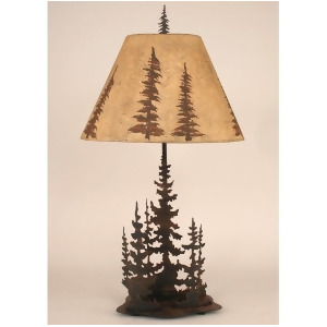 Coast Lamp Rustic Living Iron Feather Tree Table Lamp Sienna 15-R31c - All