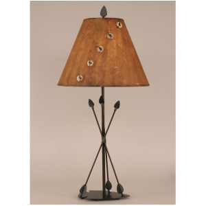 Coast Lamp Rustic Living Iron Arrow/Table Lamp Kodiak w/Silver 12-R46c - All