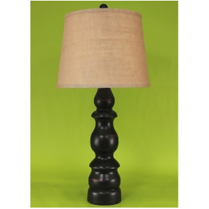 Coast Lamp Casual Living Pot Table Lamp Black 14-C20b - All