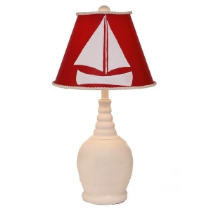 Coast Lamp Coastal Living Round Lamp w/Ribbed Neck Nude Finish 14-B9d - All