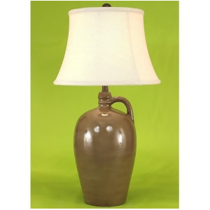 Coast Lamp Casual Living 1 Handle Pottery Pot Lamp Glazed Olive 14-C27d - All