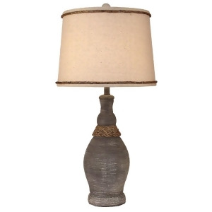 Coast Lamp Coastal Living Slender Casual Pot Lamp w/Rope Driftwood 14-B3e - All