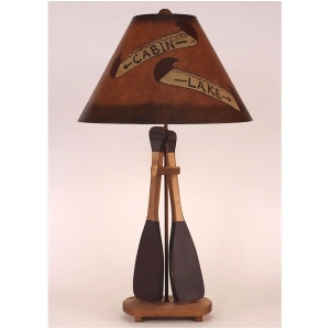 Coast Lamp Rustic Living 2-Paddle Table Lamp Red 15-R13a - All