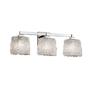 Justice Design Veneto Luce Regency 3 Lt Bath Bar Oval Pol. Chrome Lace Led - All