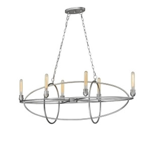 Z-lite Persis 6 Light Chandelier Old Silver 3000-6Os - All