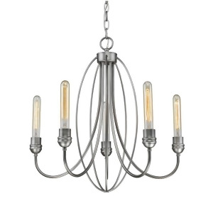 Z-lite Persis 5 Light Chandelier Old Silver 3000-5Os - All