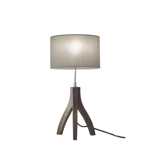 Adesso Sherwood Table Lamp Pine Wood with Rustic Wash Black Finish 3837-06 - All