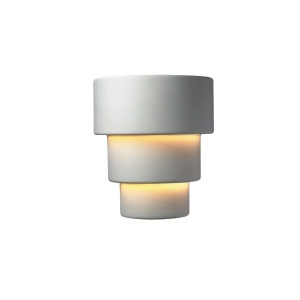 Justice Design Ambiance Large Terrace Wall Sconce Bisque Incan. - All