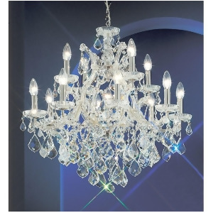 Classic Lighting Maria Theresa 13 Lt Chandelier Chrome Crystalique 8133Chc - All