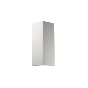 Justice Design Ambiance Ada Peaked Rectangle Sconce Bisq Incan - All