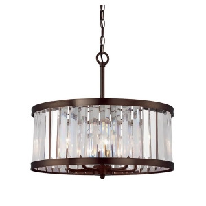 Savoy House Tierney 5 Light Pendant Burnished Bronze 7-9809-5-28 - All