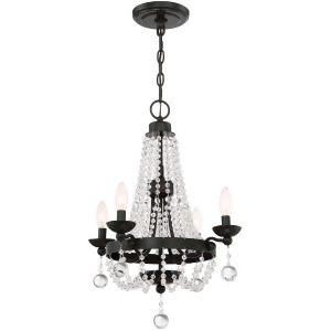 Quoizel Livery 4 Light Chandelier Western Bronze Lvy5004wt - All