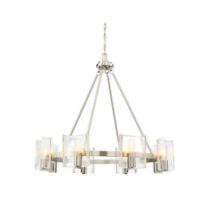 Savoy House Handel 8 Light Chandelier Satin Nickel 1-9051-8-Sn - All