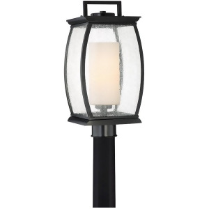 Quoizel Terrace 1 Light 150W Outdoor Post Lantern Lg Mystic Black Tre9009k - All