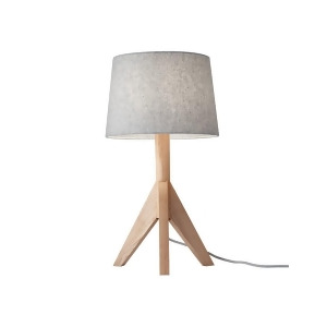 Adesso Eden Table Lamp Natural Ash Wood 3207-12 - All