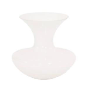 Howard Elliott Flared White Glass Vase Flared White Glass Vase 93045 - All