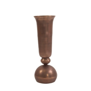 Howard Elliott Copper Oversized Trumpet Vase Raw Copper 35063 - All