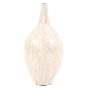 Howard Elliott Tapered Vase with Iridescent Mother of Pearl Small 25146 - All