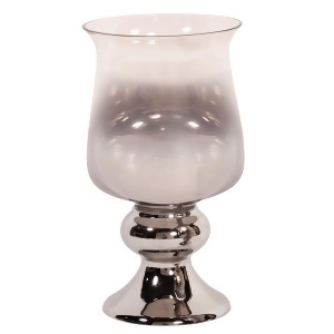 Howard Elliott Smokey Glass Hurricane Large Vase 93019 - All