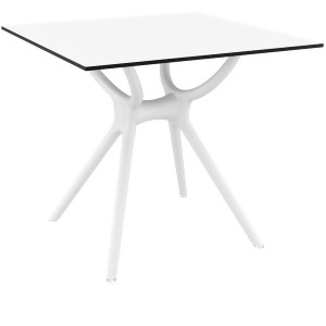 Compamia Air Square 31 Table White Isp700-whi - All