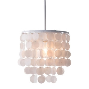 Zuo Modern Shell Ceiling Lamp White 56021 - All
