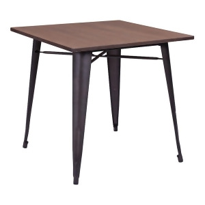 Zuo Modern Titus Dining Table Rustic Wood 109124 - All