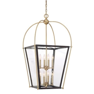 Savoy House Dunbar 8 Light Pendant English Bronze and Warm Brass 3-9074-8-79 - All