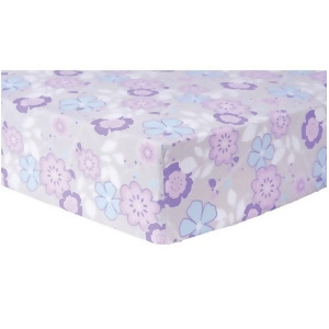 Trend Lab Grace Floral Fitted Crib Sheet 100246 - All