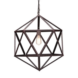 Zuo Modern Amethyst Ceiling Lamp Small Rust 98241 - All
