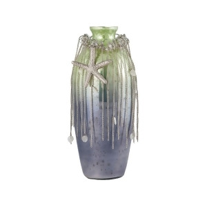 Sterling Industries Vase Corfu 12 Glass Vase Pampas Green 8468-073 - All