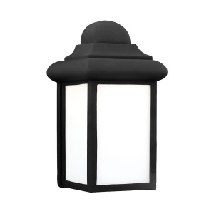 Sea Gull Lighting Mullberry Hill 1 Light Outdoor Wall Lantern Black 8788-12 - All