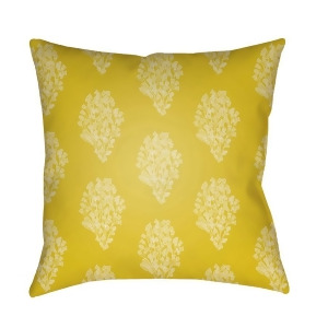 Moody Floral by Surya Poly Fill Pillow Lime/Butter 18 x 18 Mf017-1818 - All