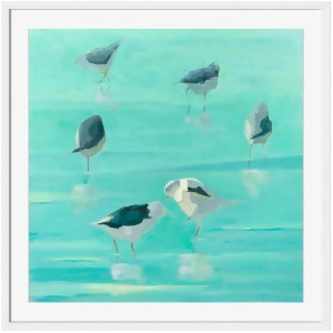Birds By The Waters Edge I Wall Art by Surya 40 x 40 Ad104a001-4040 - All