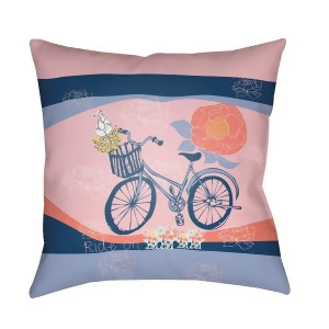 Doodle by Surya Pillow Pale Pink/Saffron/Blue 20 x 20 Do005-2020 - All