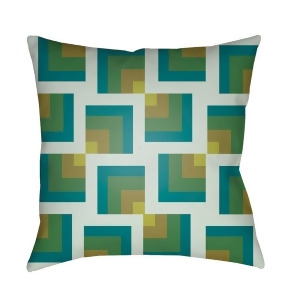 Modern by Surya Pillow Yellow/Teal/Sea Foam 20 x 20 Md084-2020 - All