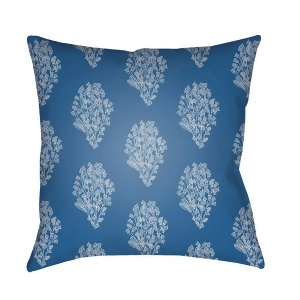 Moody Floral by Surya Pillow Blue/Denim 22 x 22 Mf014-2222 - All