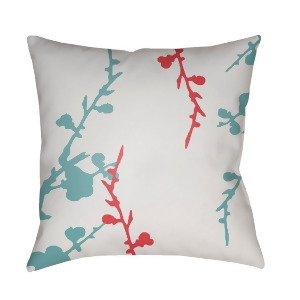 Chinoiserie Floral by Surya Pillow White/Pink/Aqua 20 x 20 Cf017-2020 - All